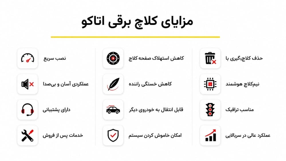کلاچ برقی اتاکو